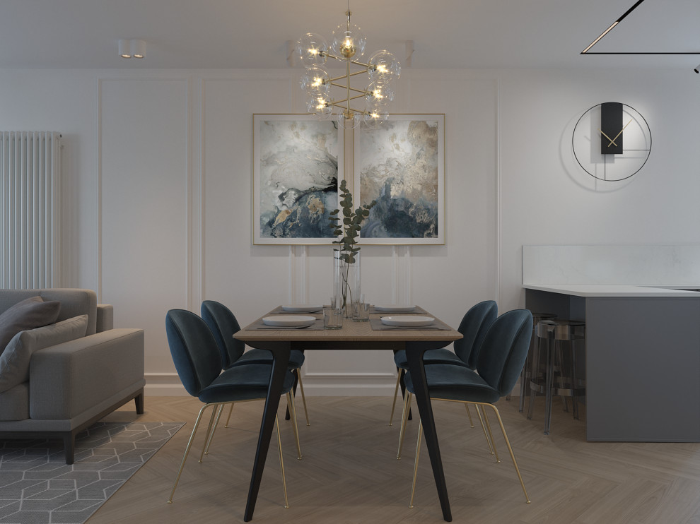 Интерьер кухни-студии