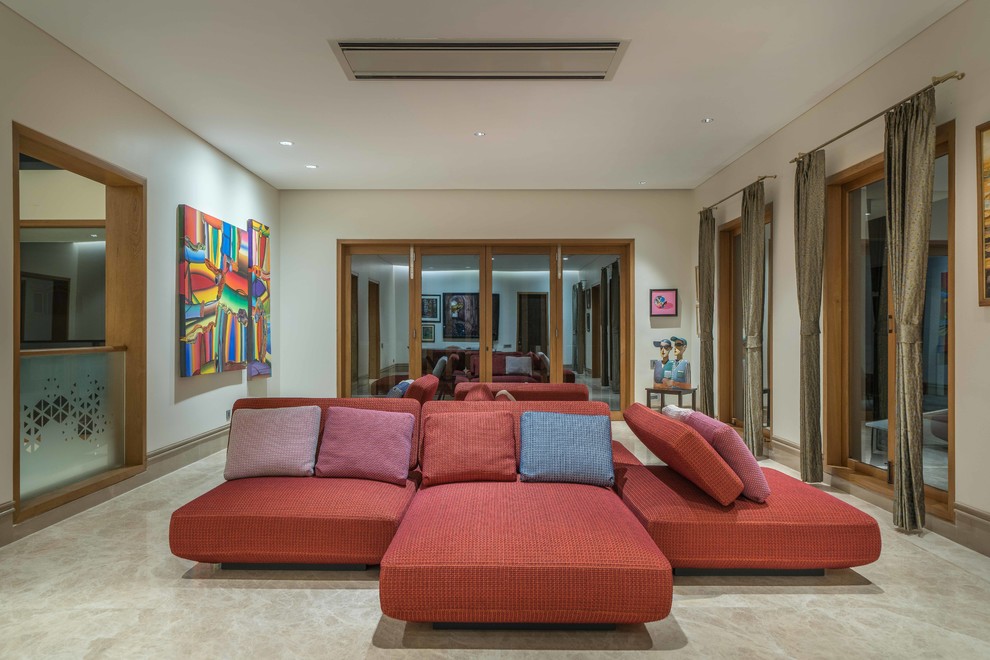 This is an example of a family room in Hyderabad.