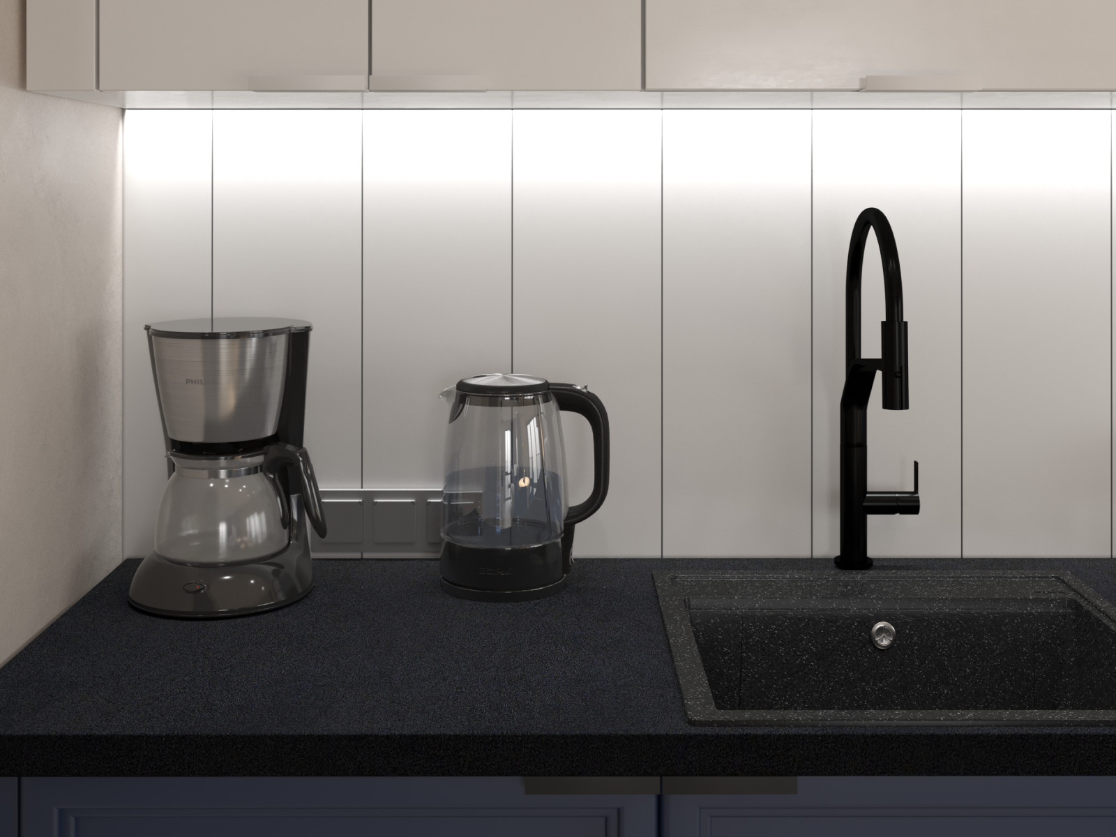 Квартира для холостяка (визуализации и коллажи)