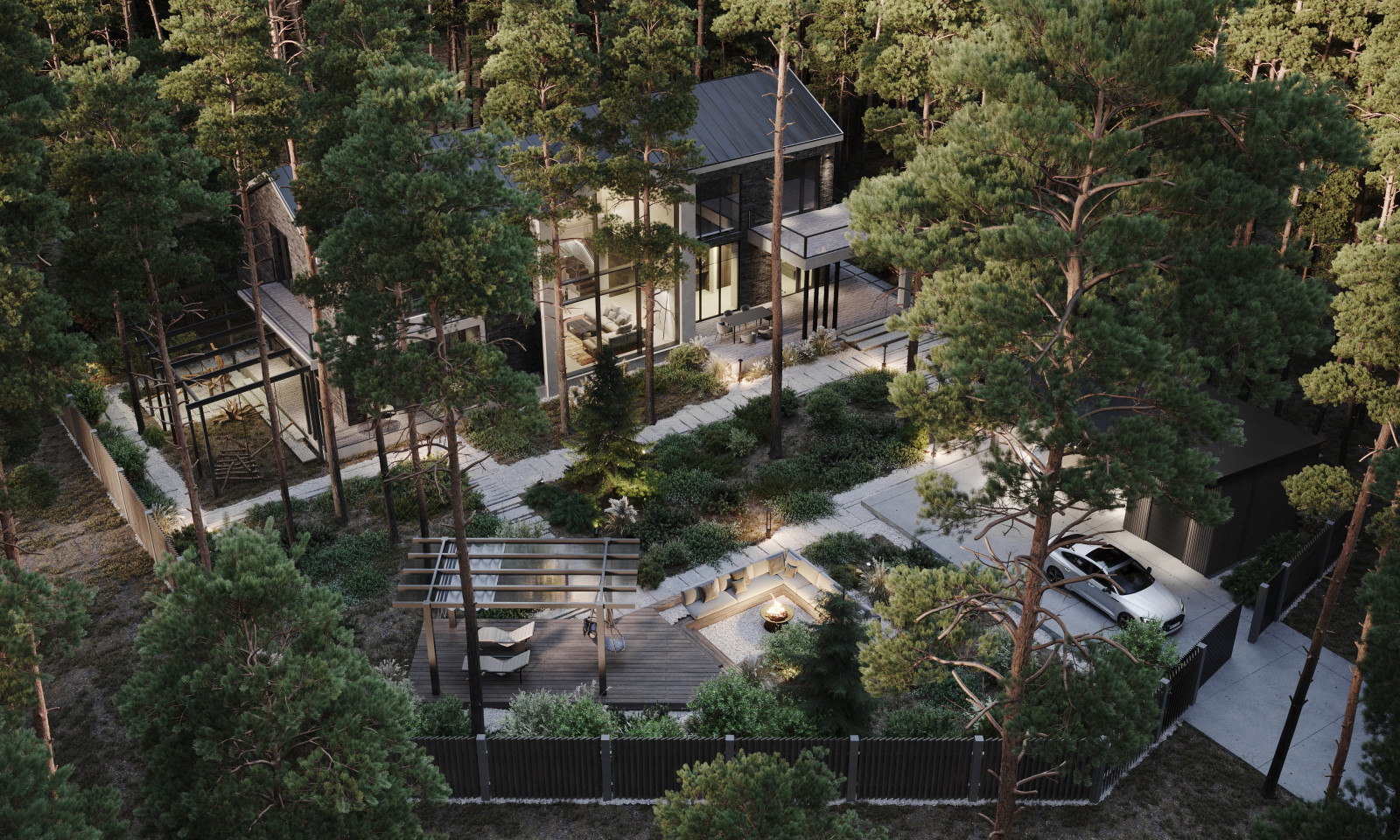 Ландшафтный дизайн загородного участка