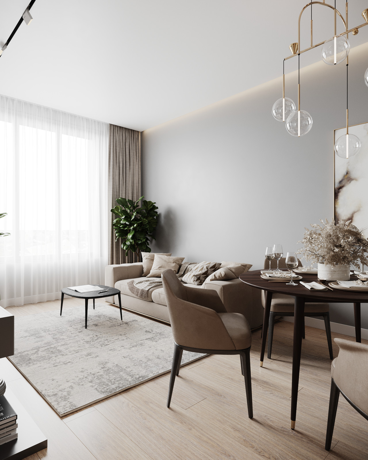 ЖК SAVIN HOUSE, кухня-гостиная