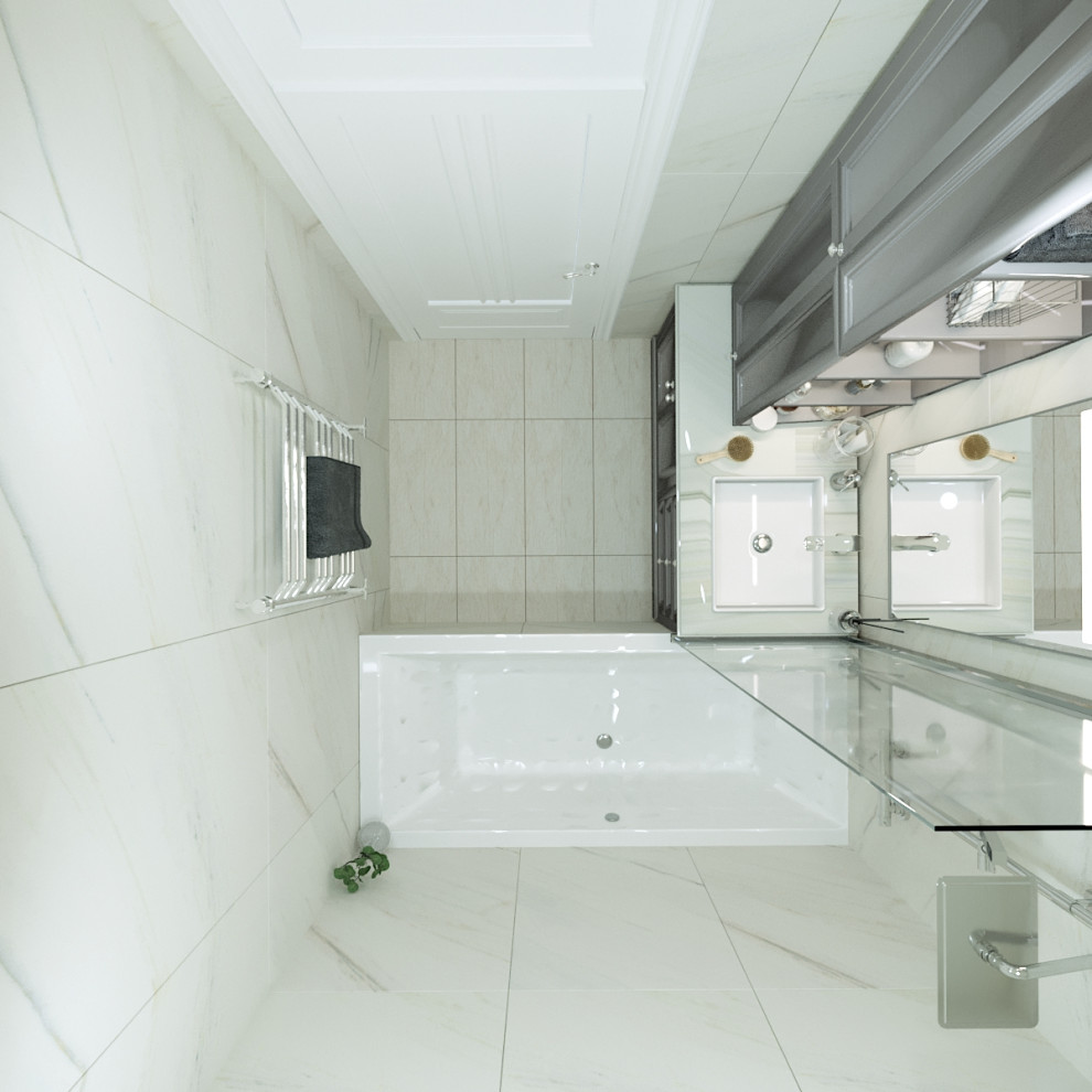 3D Визуализация - ванная сверху