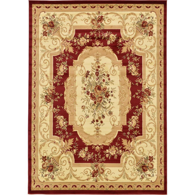 Unique Loom Henry Versailles Rug, 8'x11'4 Victorian Area Rugs by