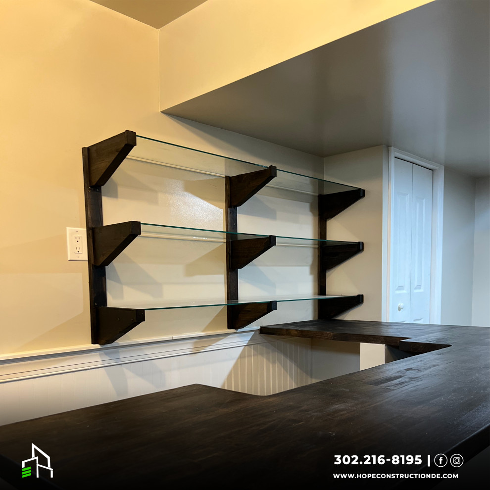 Residential Full Basement Completion with Custom Bar