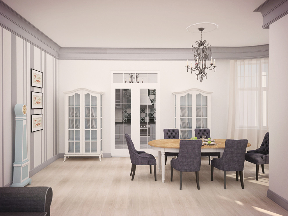 Интерьер коттеджа в стиле прованс в поселке Монтевиль