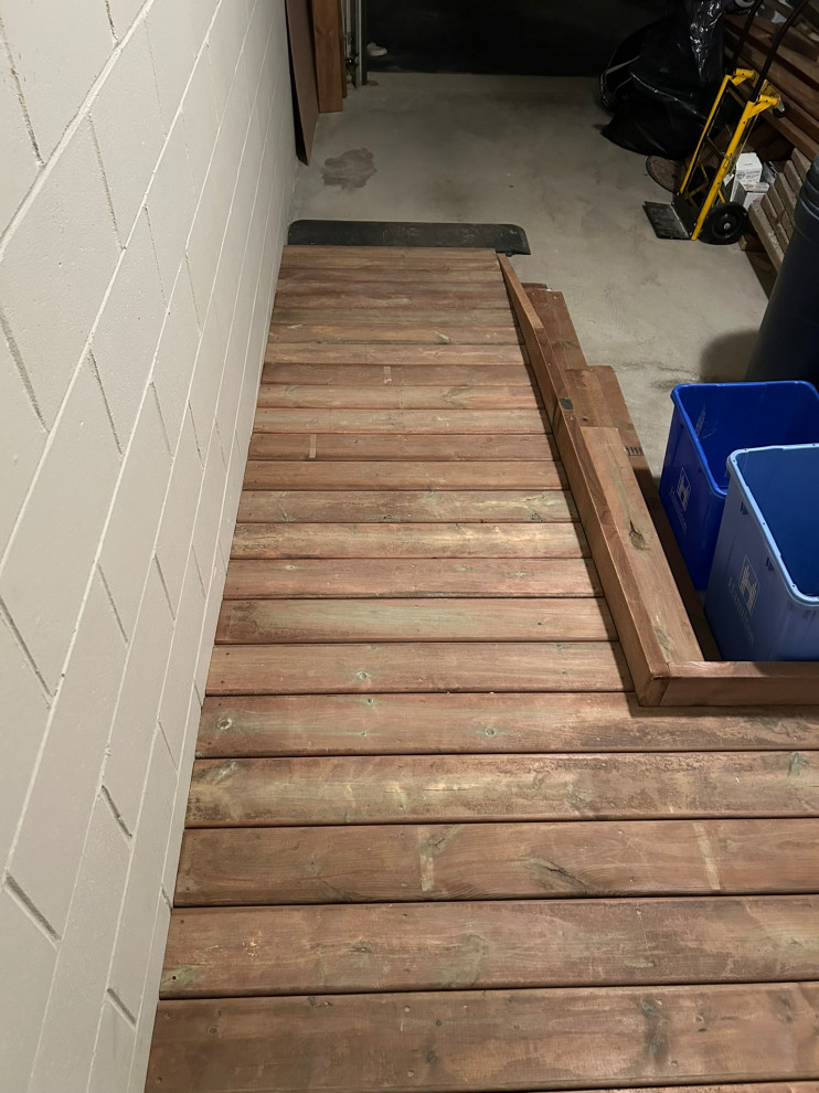 Accessibility Ramp in Garage