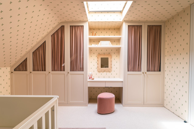 Baby's Nursery with Custom Wardrobes transitional-bedroom