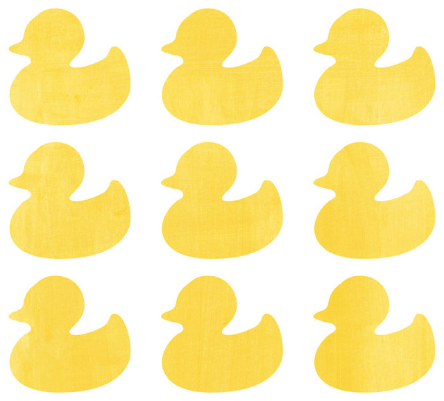 Duck Wall Decals Set Of 9 Yellow