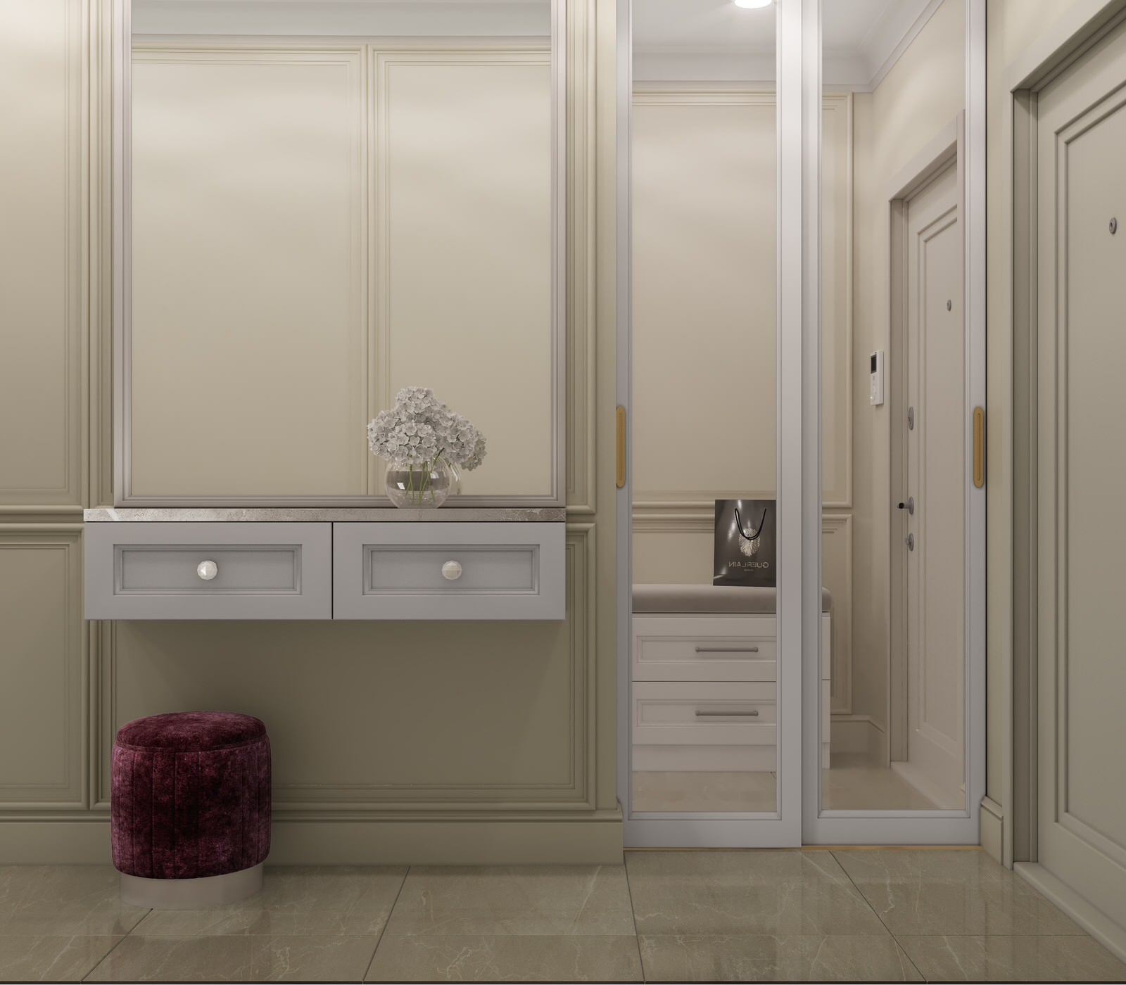 Двухуровневая квартира для пары со взрослым сыном