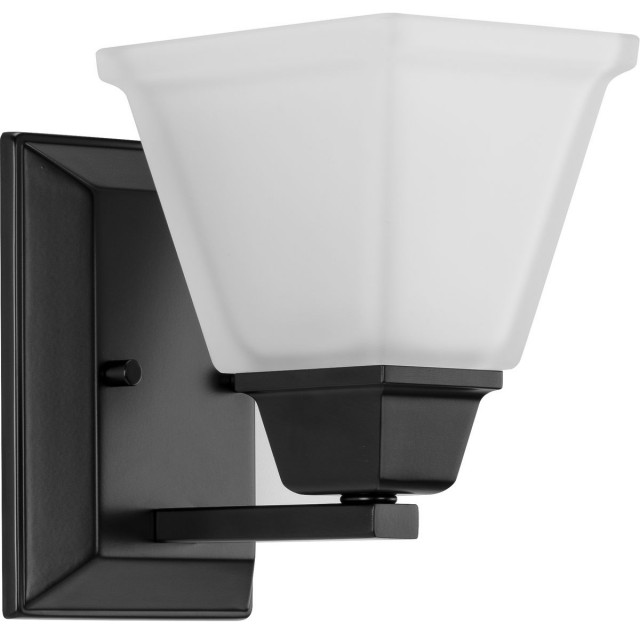 Clifton Heights Collection 1Light Matte Black Bath Vanity Light, 5.5