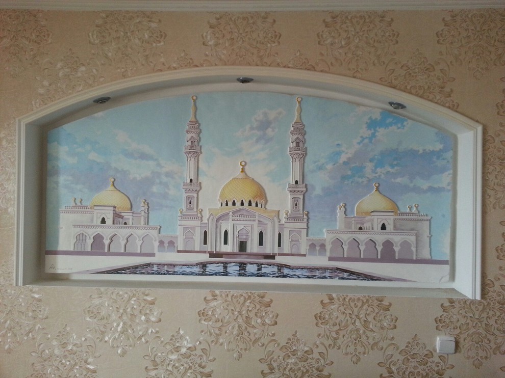 Барельефное панно Белая мечеть в Булгарах