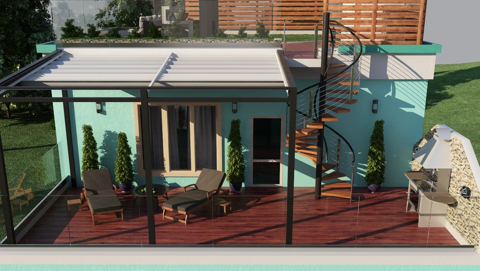 Барбекю на крыше