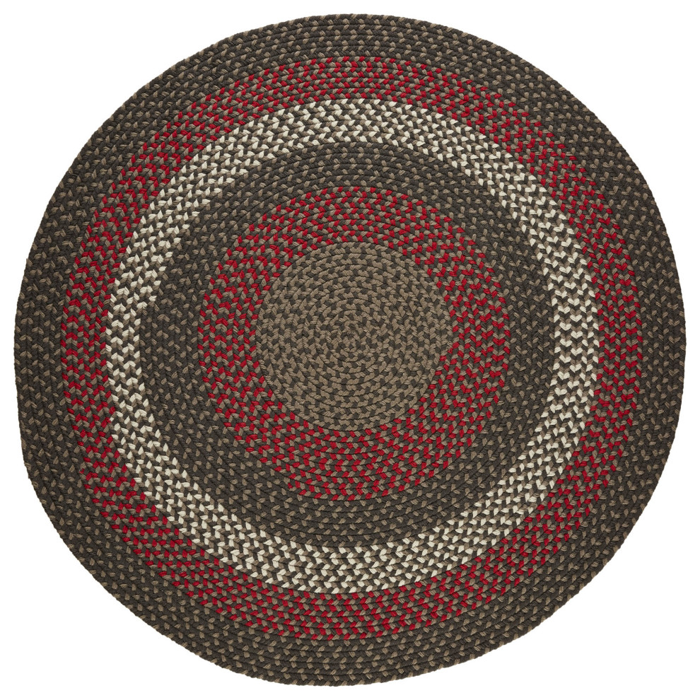 Homespun Kitchen Easy Clean Braided Rug, 10' Round Contemporary