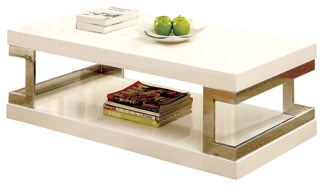 Reed Contemporary Coffee Table, Contemporary Coffee Tables Wood