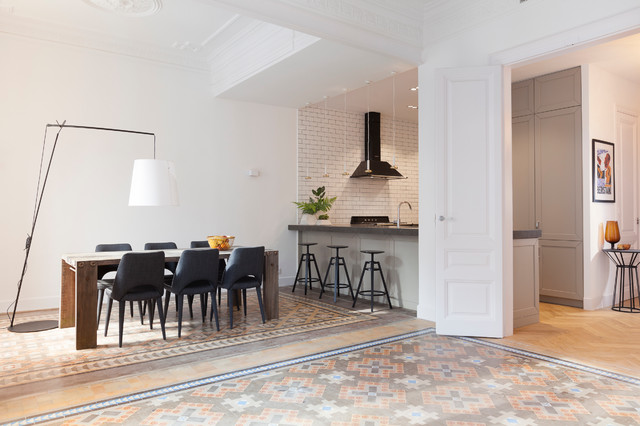 BORN transitional-dining-room