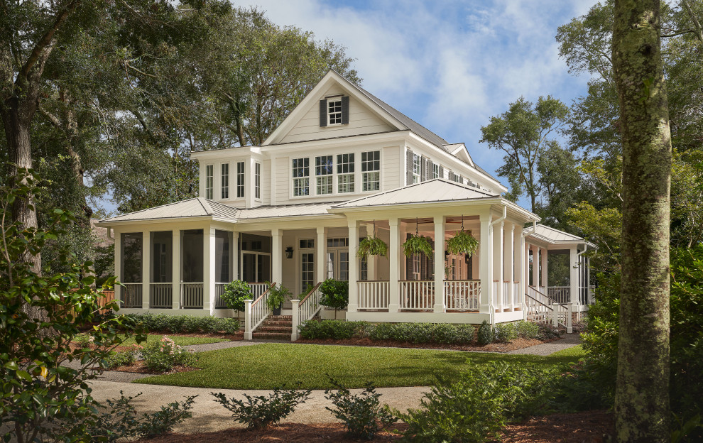 Example of a beach style exterior home design in Wilmington