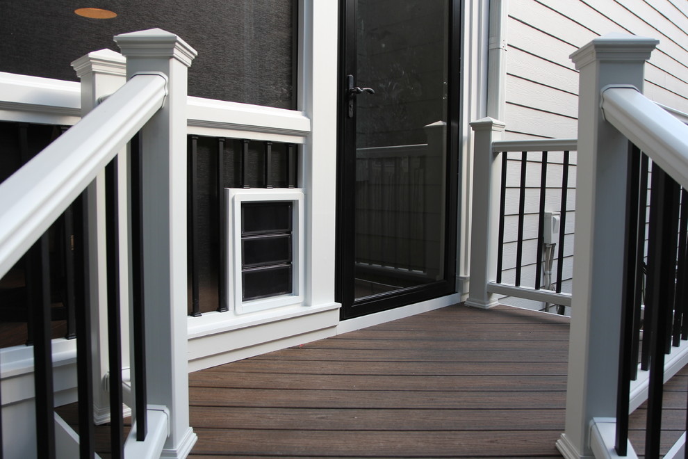 Marietta, GA Shed Roof Screen Porch & Deck Transitional Atlanta