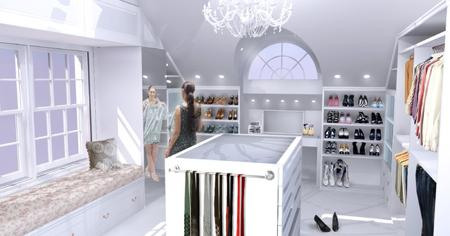 Master Closet transitional-rendering