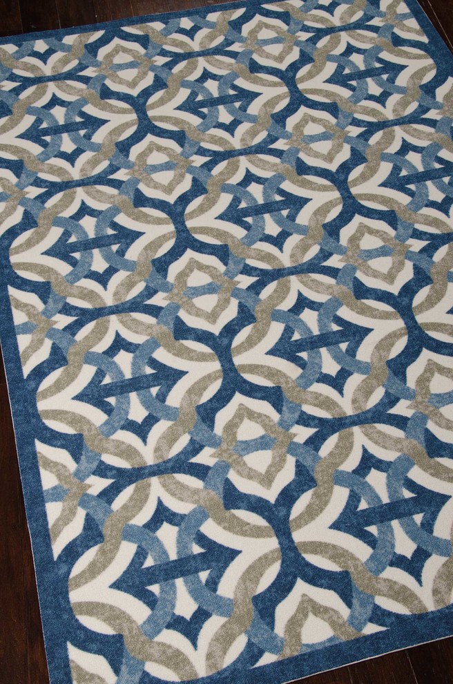 Waverly Sun n' Shade Tipton Indoor Outdoor Area Rug Contemporary Outdoor Rugs by