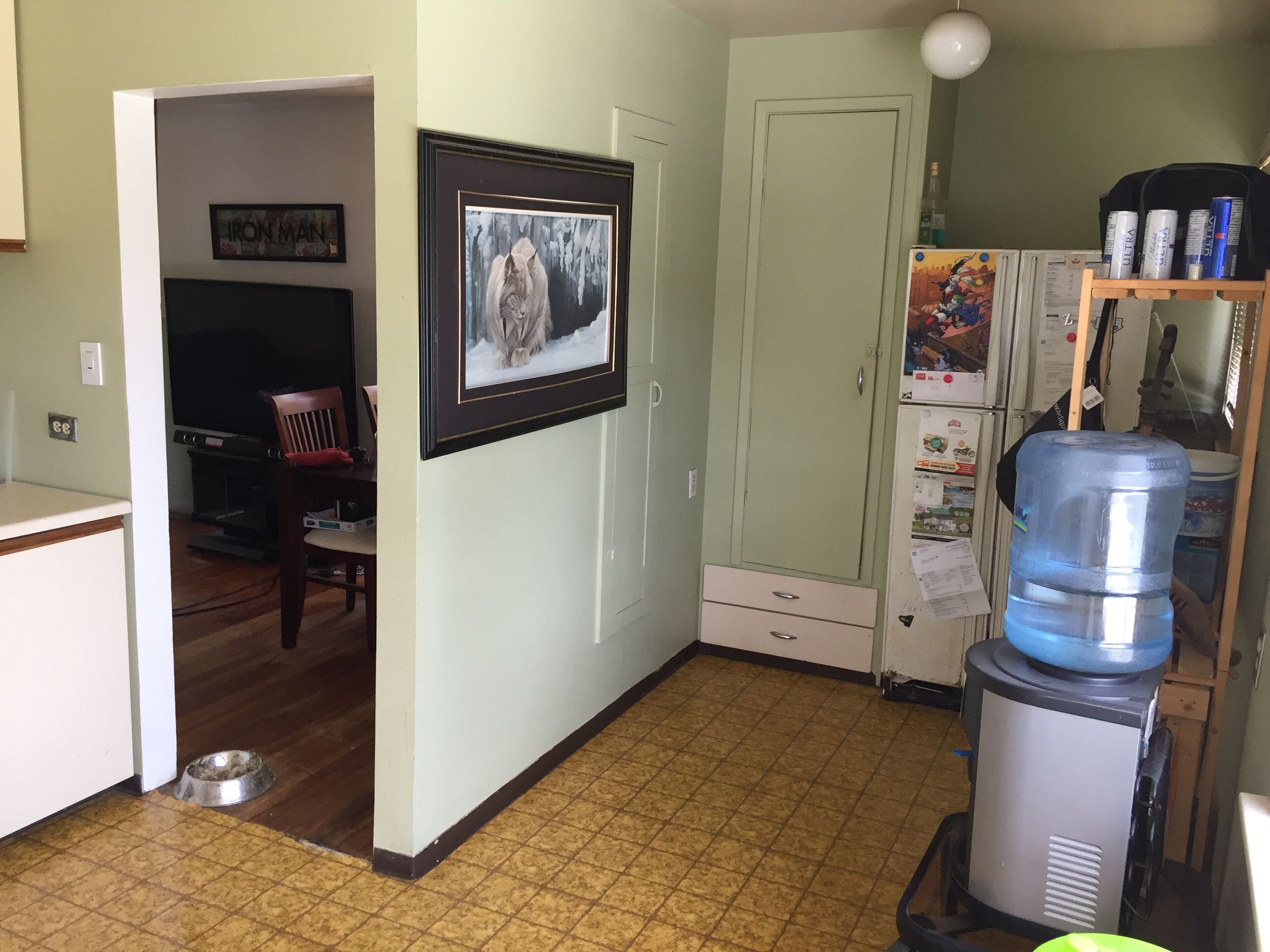 Complete gut kitchen renovationbef