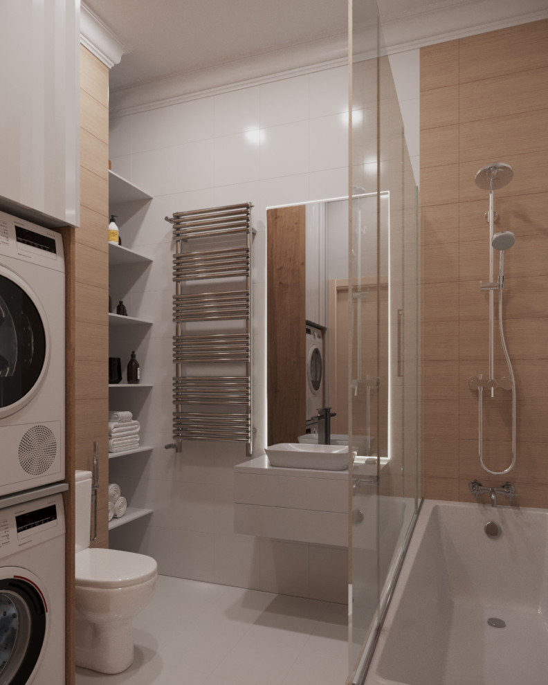 4-к квартира в Москве в пастельных тонах современной классики