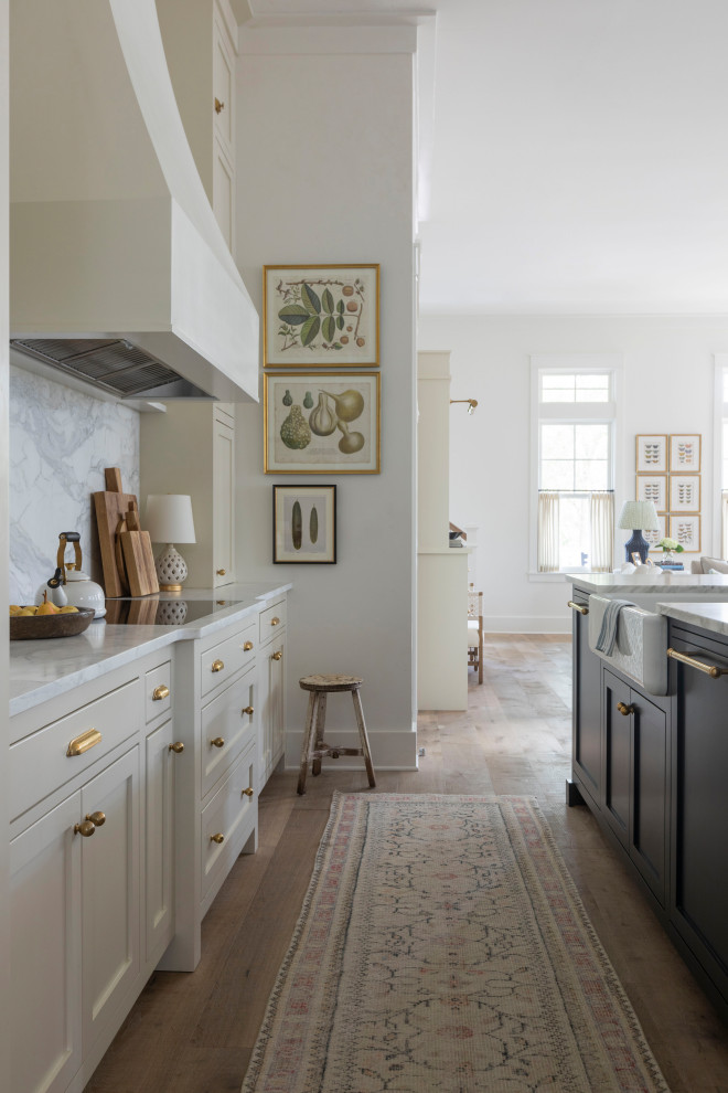 Example of a country kitchen design in Other