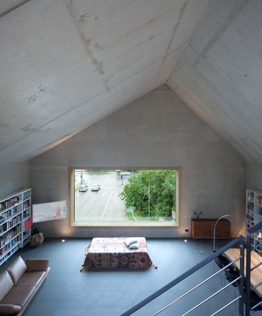 Concret (e) modern-living-room