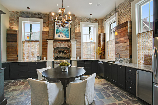 french quarter new orleans kitchen renovation - traditional