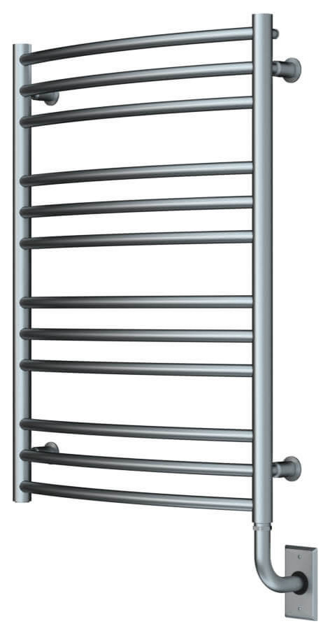 ICO Bath Laveno Hydronic Towel Warmer - Round Bar, 23.5 Inch x 31 Inch ...