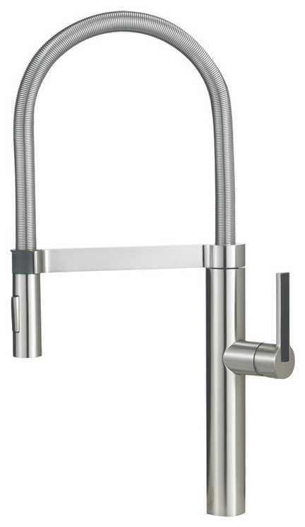 Blanco Culina Semi Pro 1 8 Gym Kitchen Faucet Satin Nickel