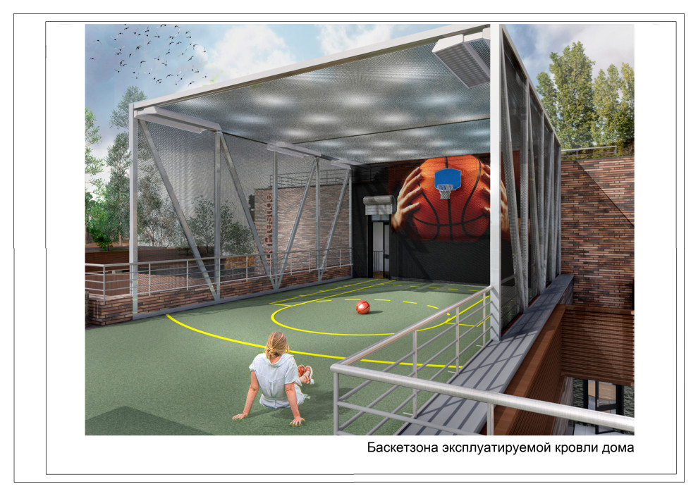 Жилой дом с эксплуатируемой кровлей в посёлке Велегож Парк Престиж