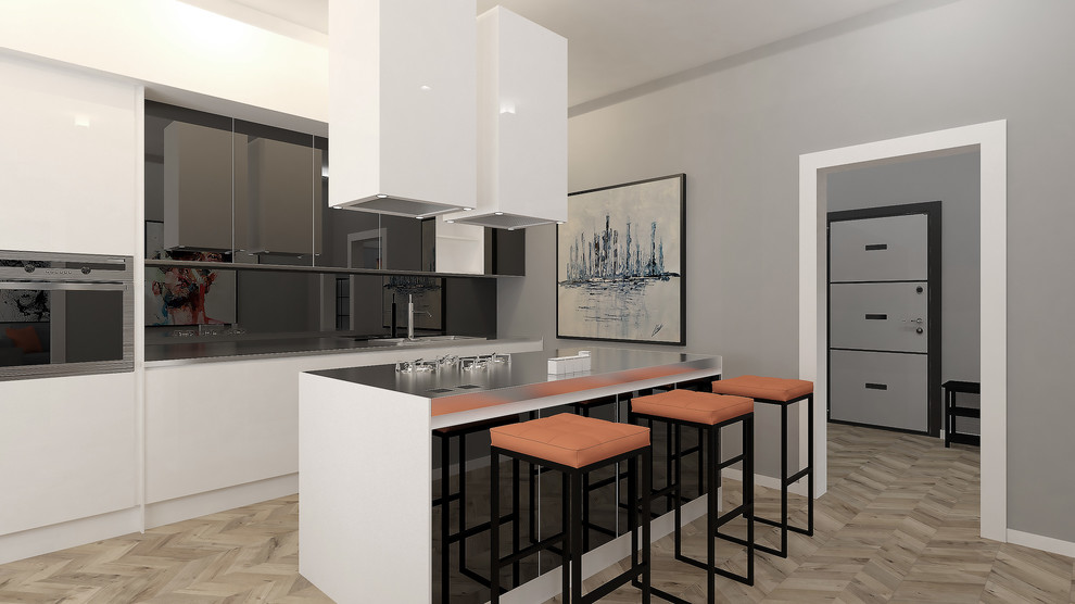 Апартаменты в скандинавском стиле для молодой семьи