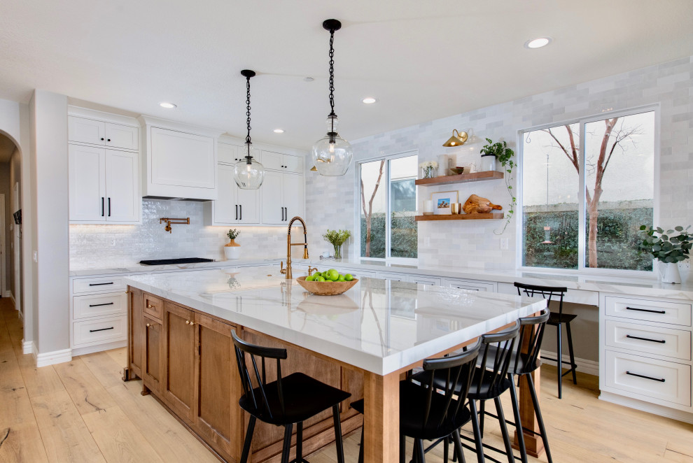 Inspiration for a transitional kitchen remodel in Orange County