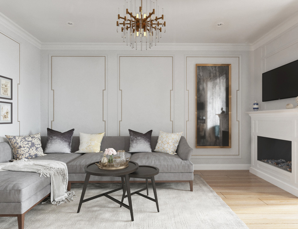 Дизайн-проект двухкомнатной квартиры в сдержанных тонах