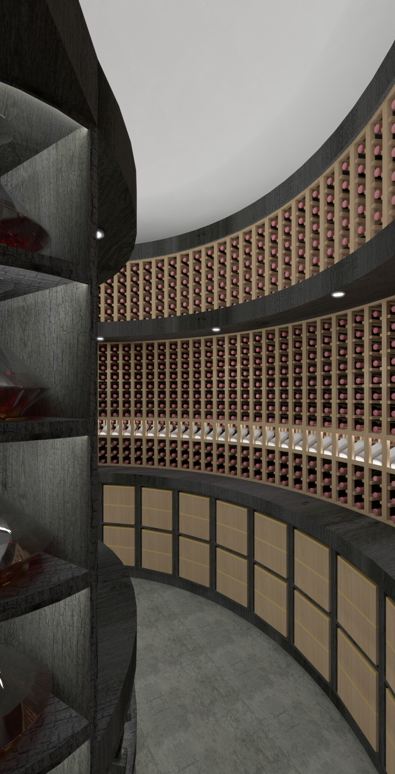 Circular Wine Cellar