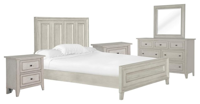 Magnussen Raelynn 5 Piece Panel Bedroom Set Option 2 California King