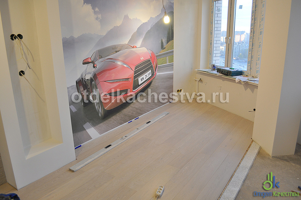 Фотографии "до": Ремонт 4-х комнатной квартиры на пр. Луначарского