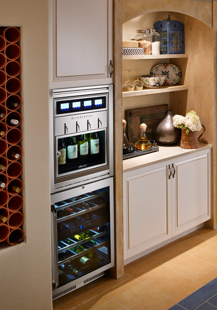 Dacor Stainless Steel Wine Station Transitional Kitchen