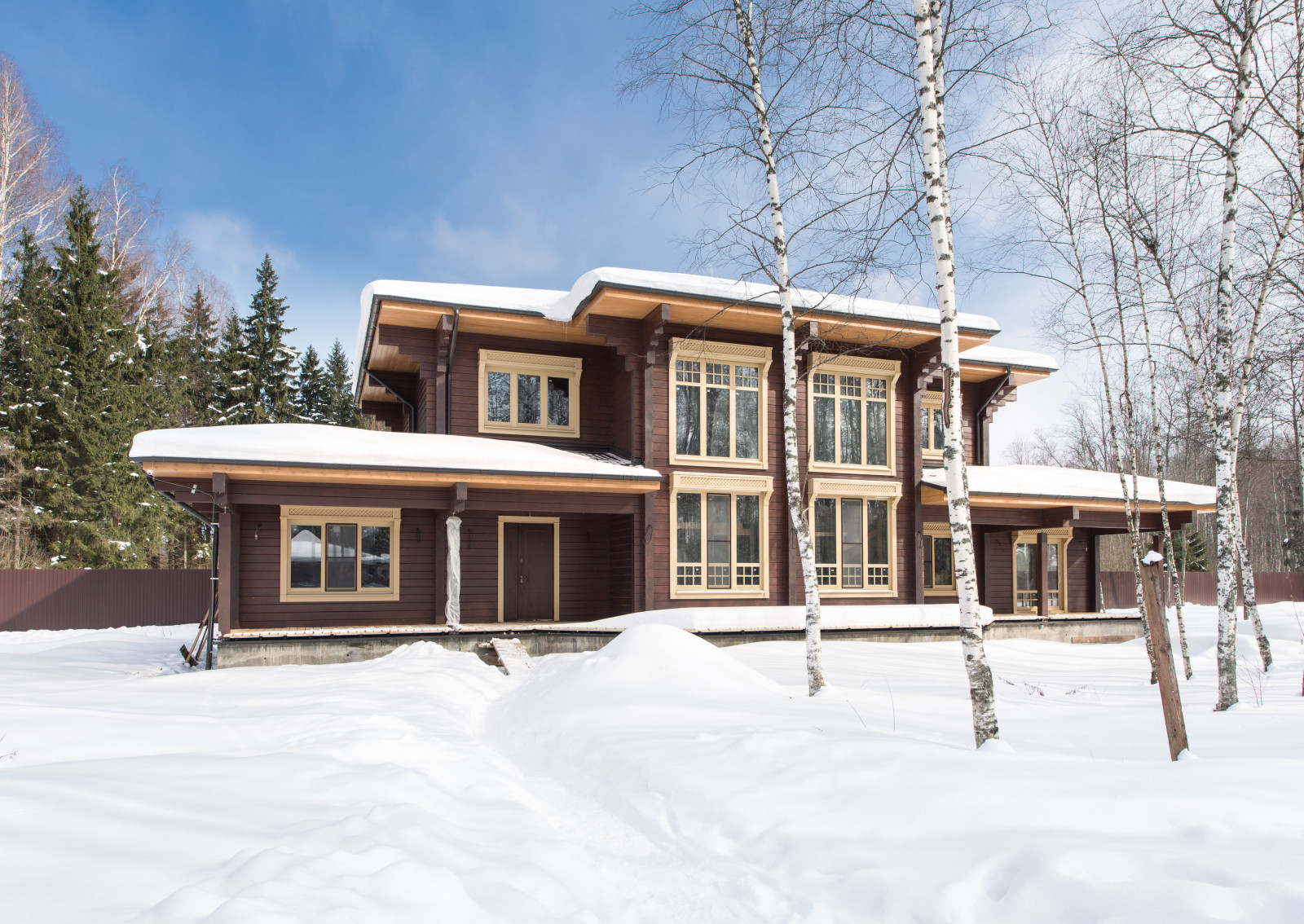 Дом из клееного бруса К-361