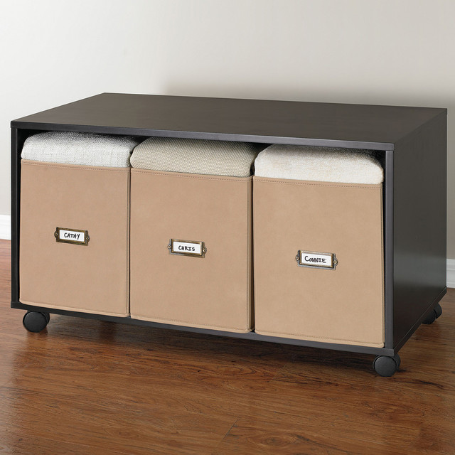 3-Drawer Storage with Bench