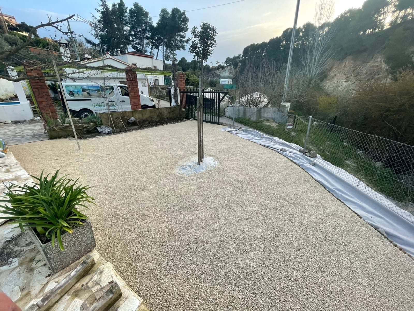 Remodelación de zona ajardinada pequeña
