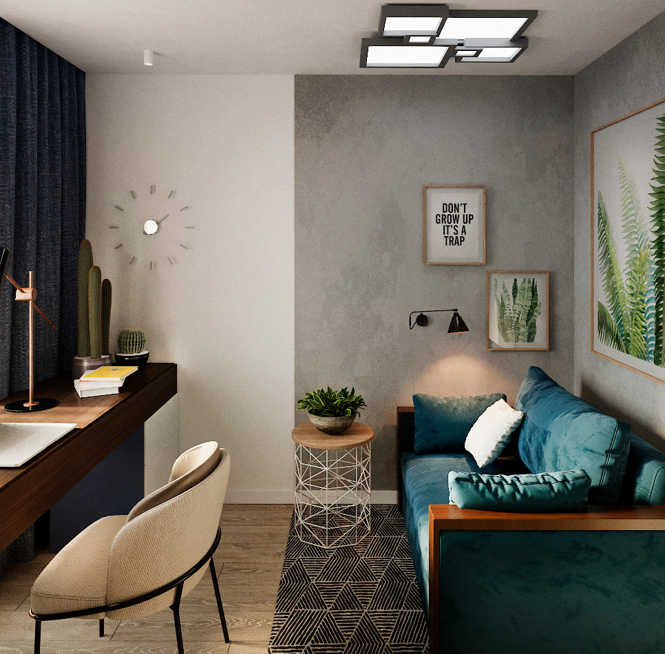 ЖК Солнечный (дизайн проект 3-х комнатной квартиры)