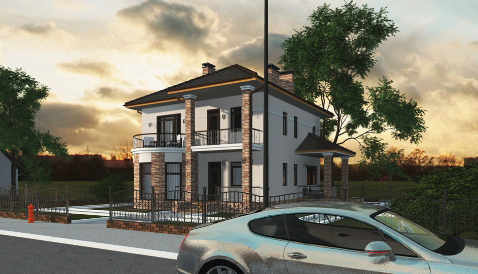 Проект дома Бау 8