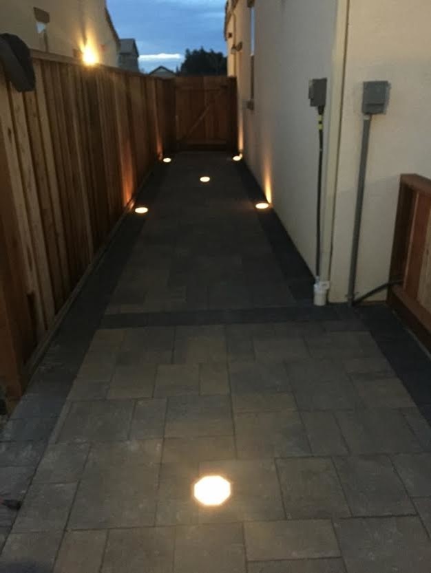 Exterior Lighting & Planters