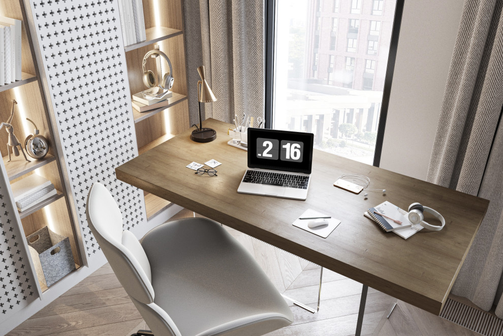 Детская спальня в теплых тонах