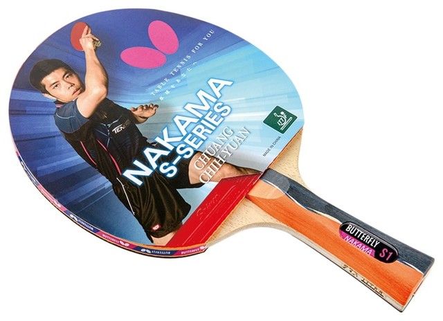 Butterfly Nakama S1 Table Tennis Racket Carbon Blade Sriver 19 Rubbers