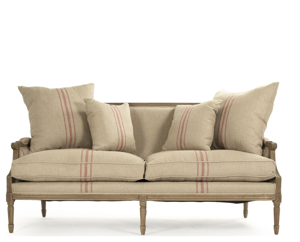 Louis Sofa French Country Sofas by Hudson Home Decor Houzz