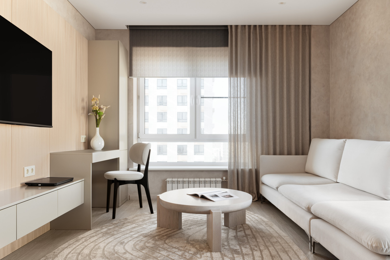 Квартира в минимализме в Москве