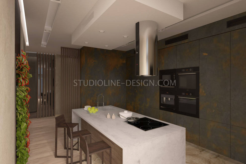 Дизайн 3-хкомнатной квартиры для холостяка