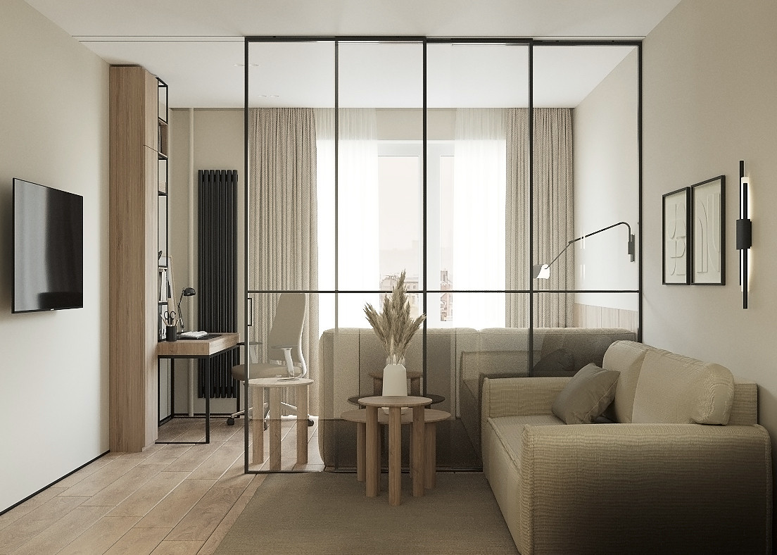 Проект квартиры 52 м2